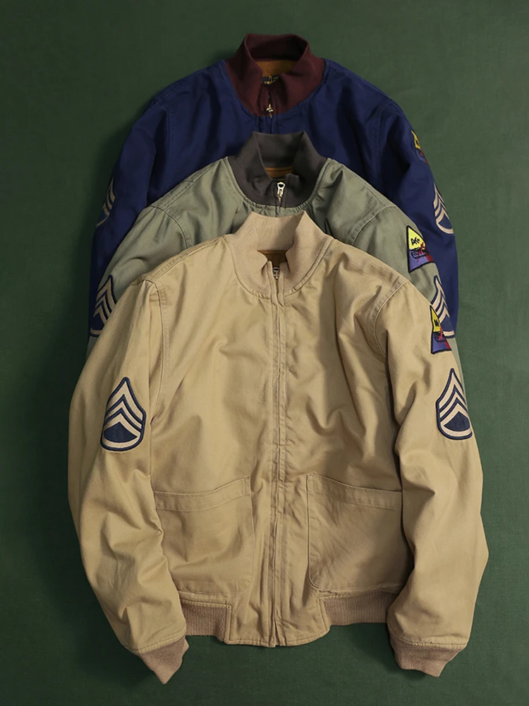 Fury 2nd Armored Wardaddy Tanker Jacket Vintage Repro Army Stand