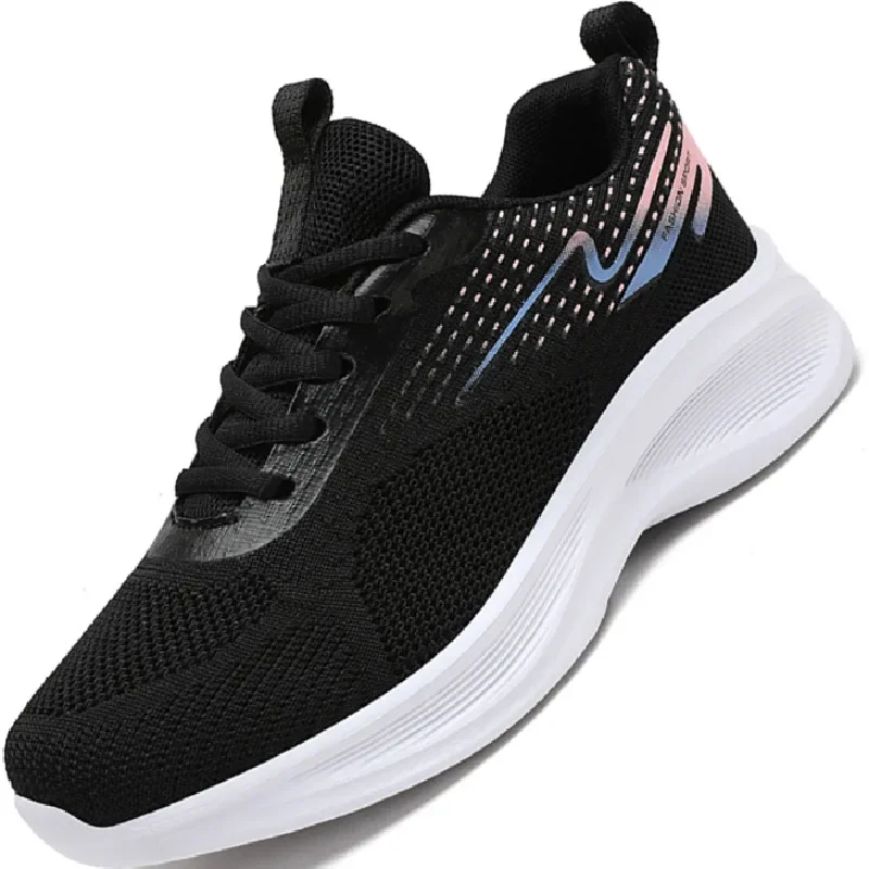 Spring Summer New Women Sneakers Girl Fashion Casual Sport Walking Height Increasing Shoes Breathable Air Mesh Trainers Running