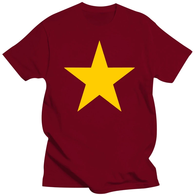 Vietnam Flag Red T-shirt - Vietnamese Symbol Star S-XXL