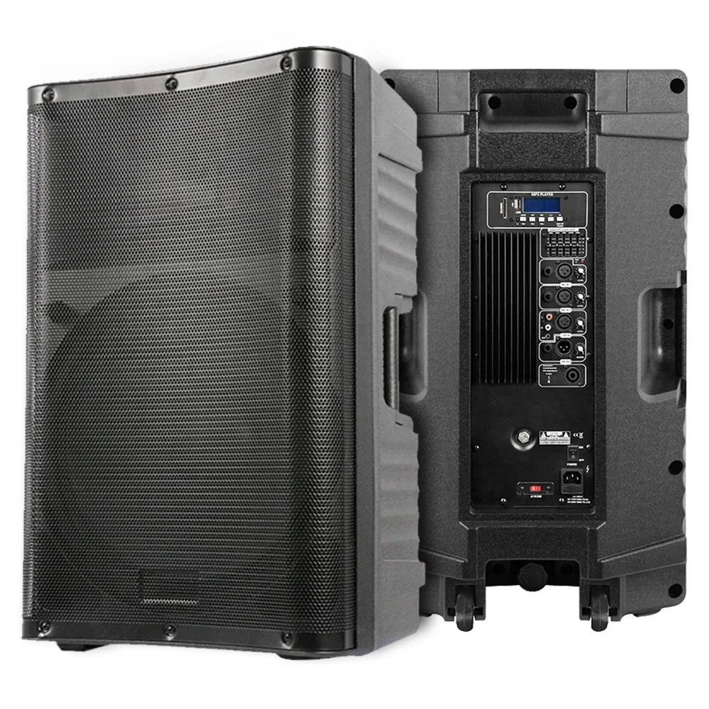 Accuracy Pro Audio CBJ15AHH-220W 15 inch karaoke party sound box portable active speaker amplifier gaming speakers