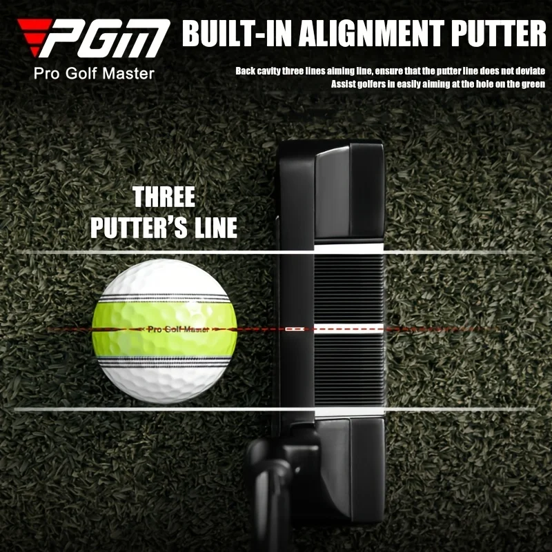 El nuevo putter PGM para golf ha sido completamente rediseñado. Su centro de gravedad bajo y las líneas de alineación integradas