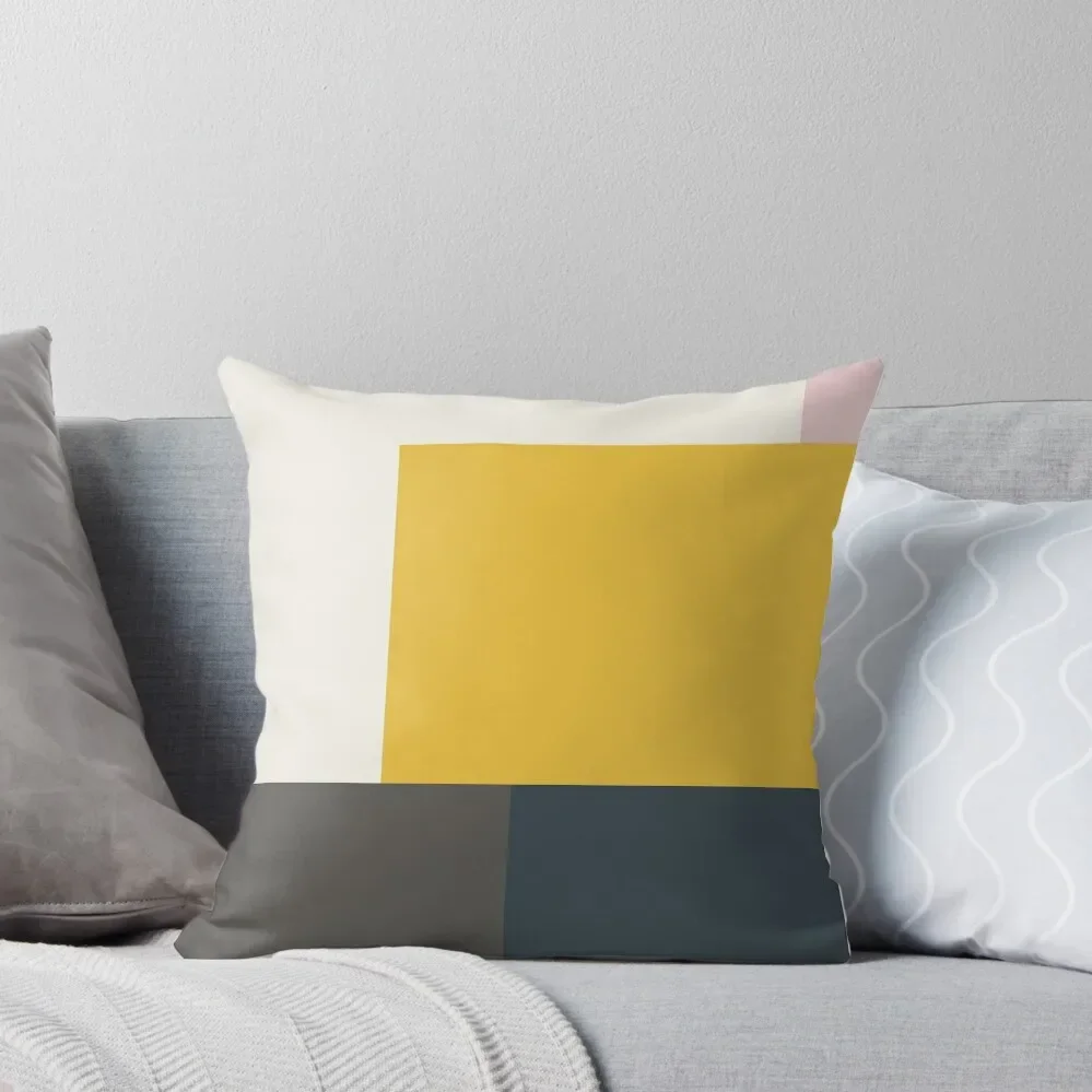 

Mid Century Modern Vintage Inspired Colorfield Geometric Abstract Poster Throw Pillow Christmas Pillow Cases pillow