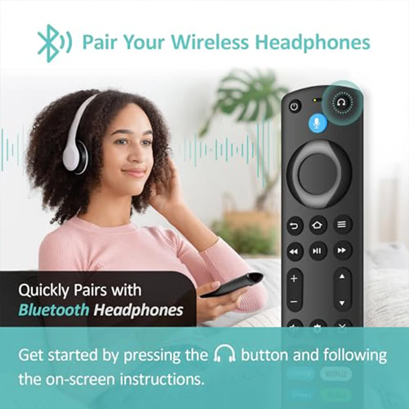 استبدال صوت جهاز تحكم عن بعد مناسب لعصا التلفزيون النار مكعب التلفزيون عصا ذكية لايت جهاز التحكم عن بعد مع وظيفة الصوت #4