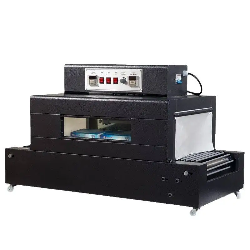 For Hot Selling Black Heat Shrink Machine for POF PVC Film Package Electrical Heat Tunnel Shrinking Wrapping Machine