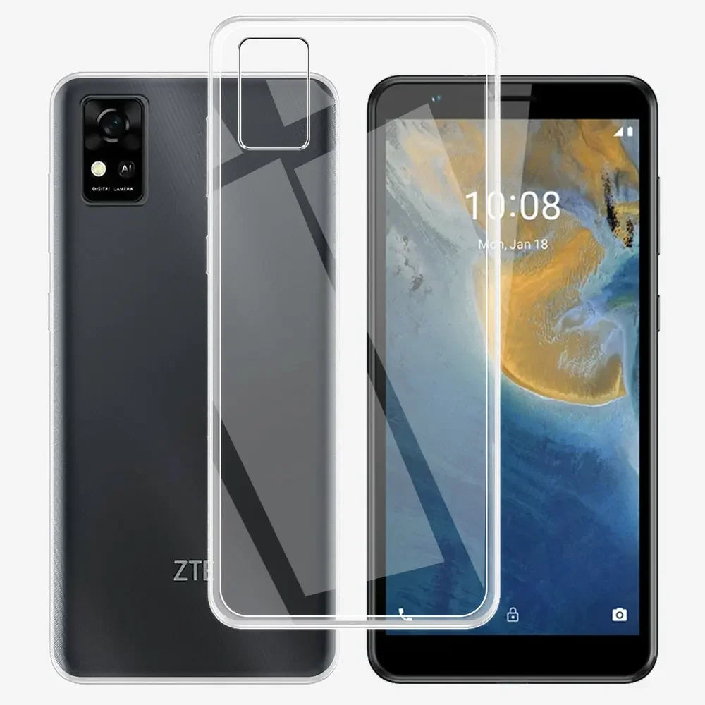 For ZTE Blade A31 Case Blade A31 Plus Clear Silicone Soft TPU Cover For ZTE Blade A31 Plus Funda For ZTE A31 Transparent Coque