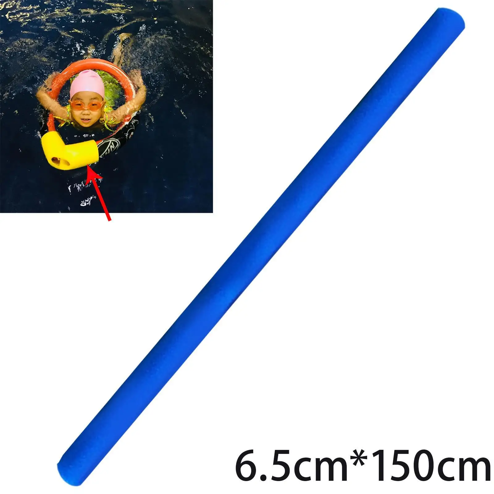 Swimming Pool Noodle Buoyancy Stick for Water Sports Supplies red