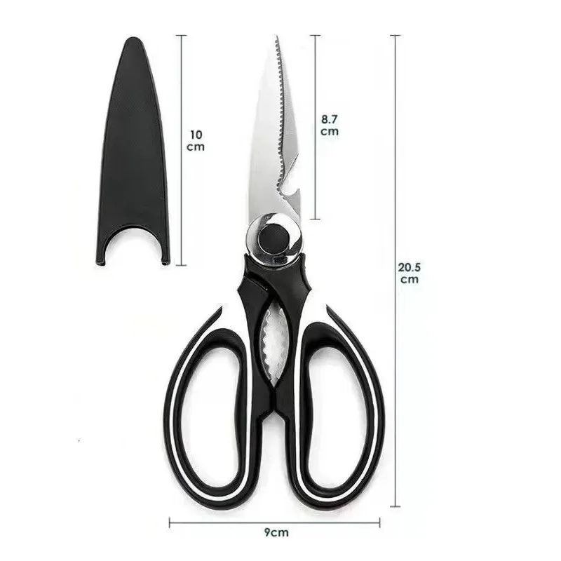 

Fashion High Quality Home Kitchen Multifunctional Scissors School Office Paper Cutter Knife Tailor Shears Beer Opener