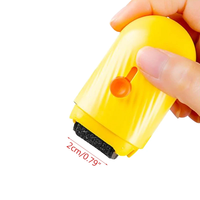 2022 New 2-IN-1 Identity Protection Roller Stamps Roller Built-in Retractable Letter Opener Office Anti-Theft Stamp Roller