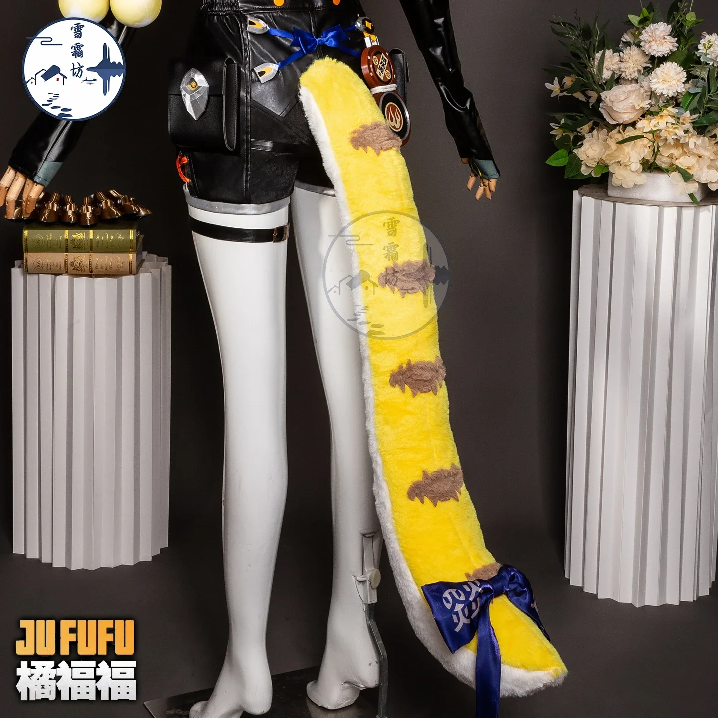 

Ju Fufu Game Zenless Zone Zero Cosplay Tail Earrings Ear Props Accessories Halloween Christmas Fancy Party
