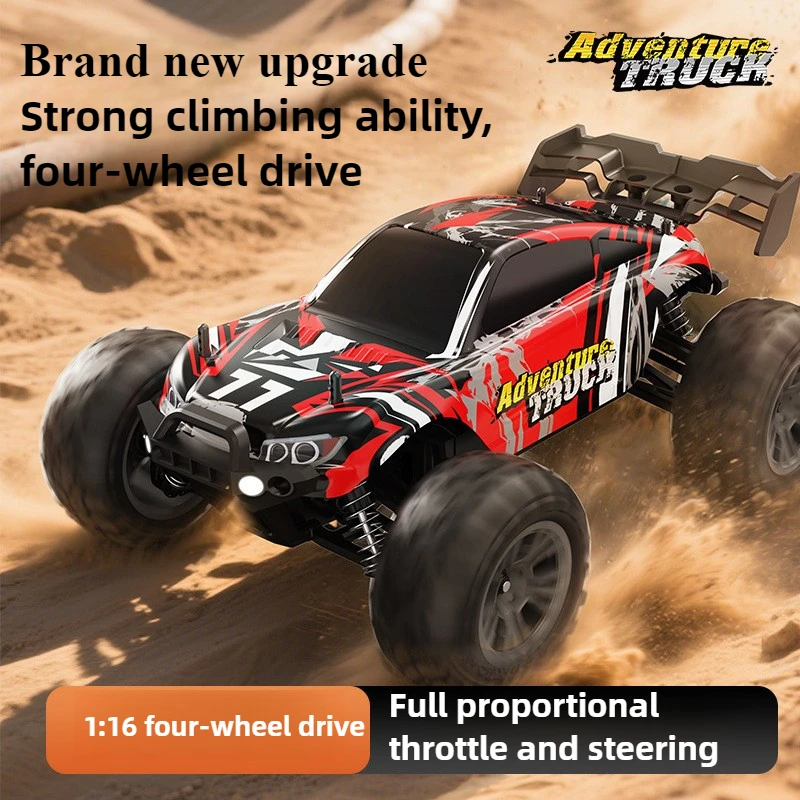 かわいいおもちゃの車 面白いギフト-1:16 高速4WD RCトラック、オフロードRCカー、リモコンカー、モンスタートラック、子供向けおもちゃ