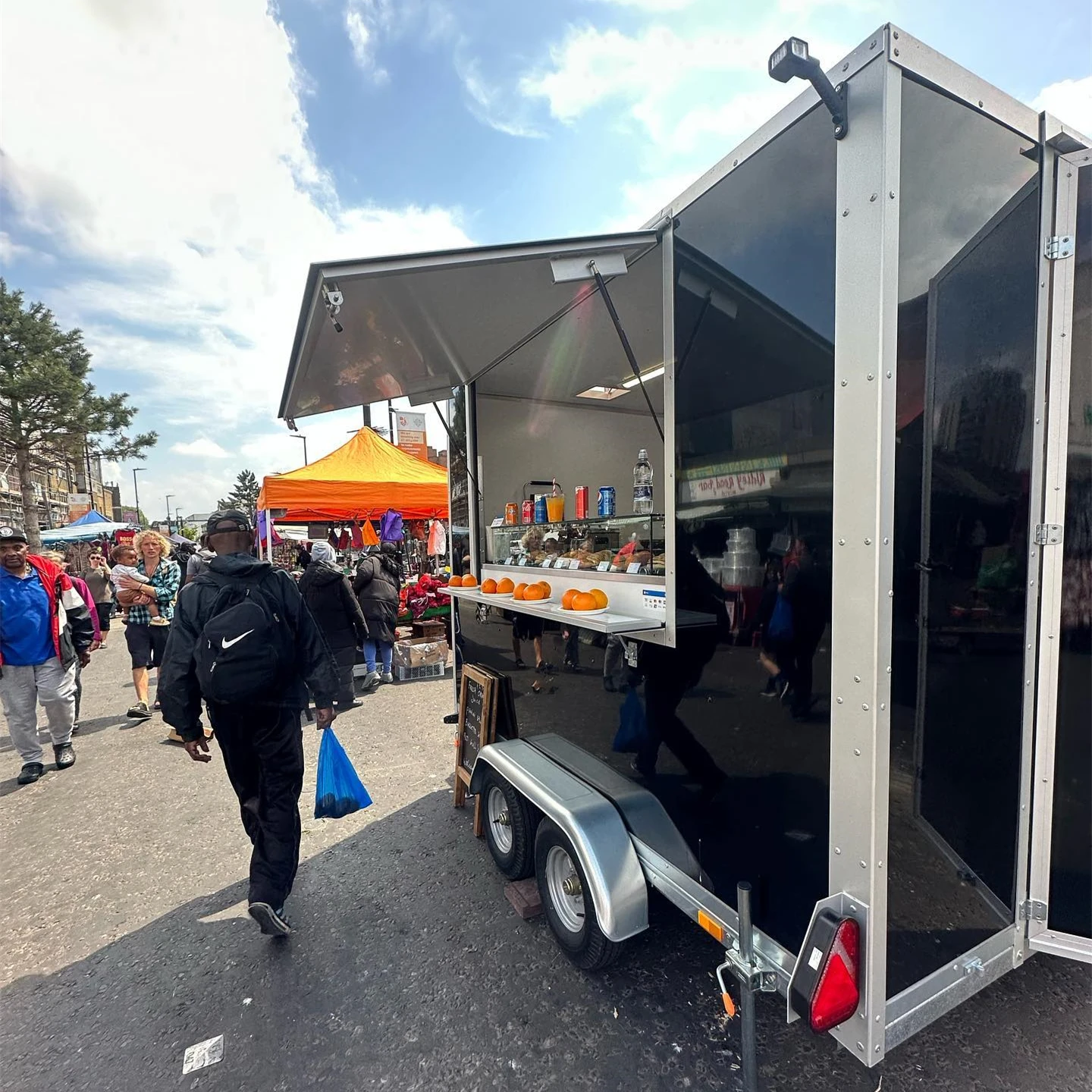 Mobile Food Cart Trailer For Ice Cream Hotdog Fast Food Ce Applied Coffee Cart Airstream Food Trailer