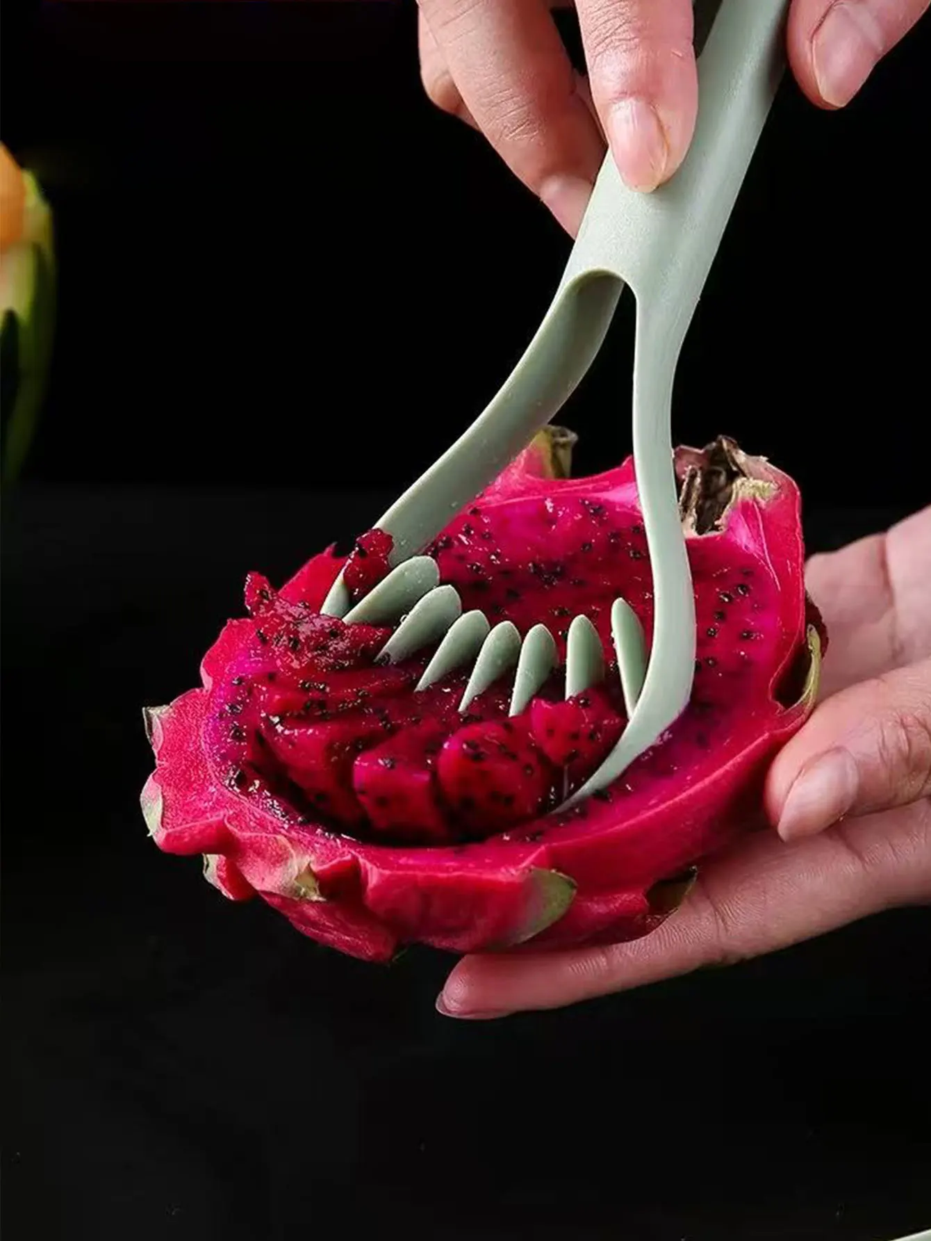 Fruit Cutting Tool Set, Three-In-One Fruit Ball Scooper, Dividing and Shaping Mold, Watermelon Scooper, Carving and Platter-Making Tool