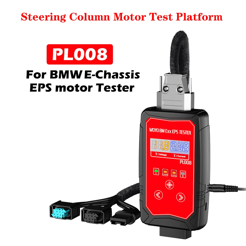 WOYO PL008 For BMW EPS Motor Tester Platform Steering Wheel Torque Sensor Repair Diagnostic Tool E81 E82 E84 E88 E89 E90 E91 E93