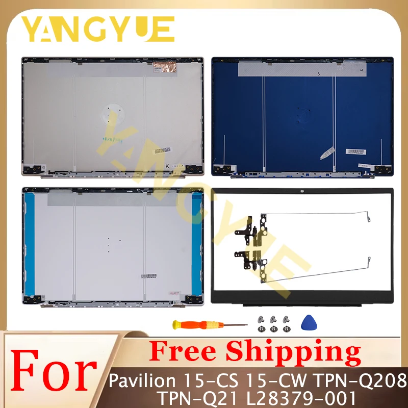 

Новый чехол для ноутбука Pavilion 15-CS 15-CW TPN-Q208 TPN-Q21, задняя крышка ЖК-дисплея/рамка/петли/подставка для рук/нижняя часть корпуса L28379-001
