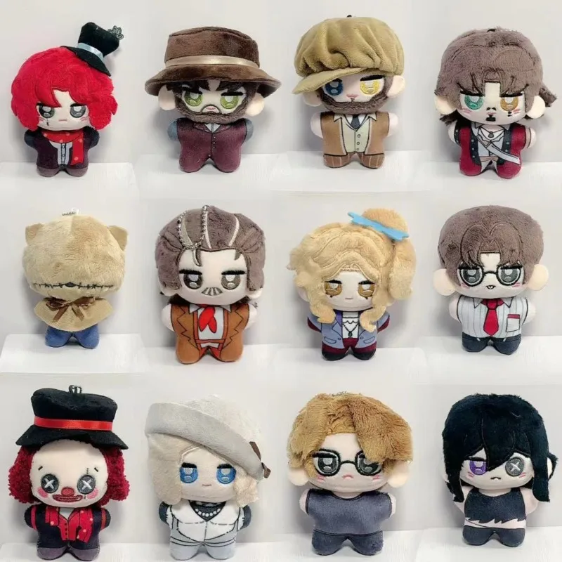 10cm Game Identity V Cosplay First Officer Clown Thief Weeping Clown Magician Wildling Backpack Pendant Plush Keychain Gifts