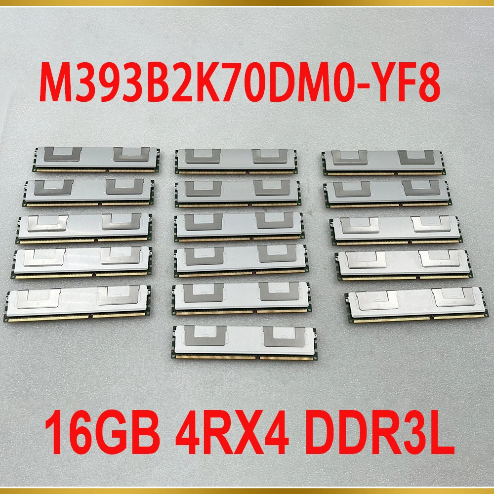 

1PCS For Samsung RAM 16G 16GB 4RX4 DDR3L PC3L-8500R 1066 REG Server Memory M393B2K70DM0-YF8