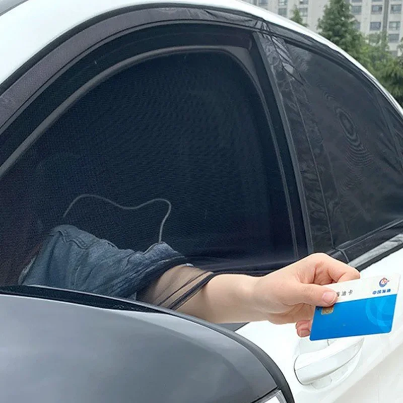 

Fits Most Cars Side Window Mesh Sunshade Anti Mosquito UV Protection Privacy Sun Visor Auto Accessories