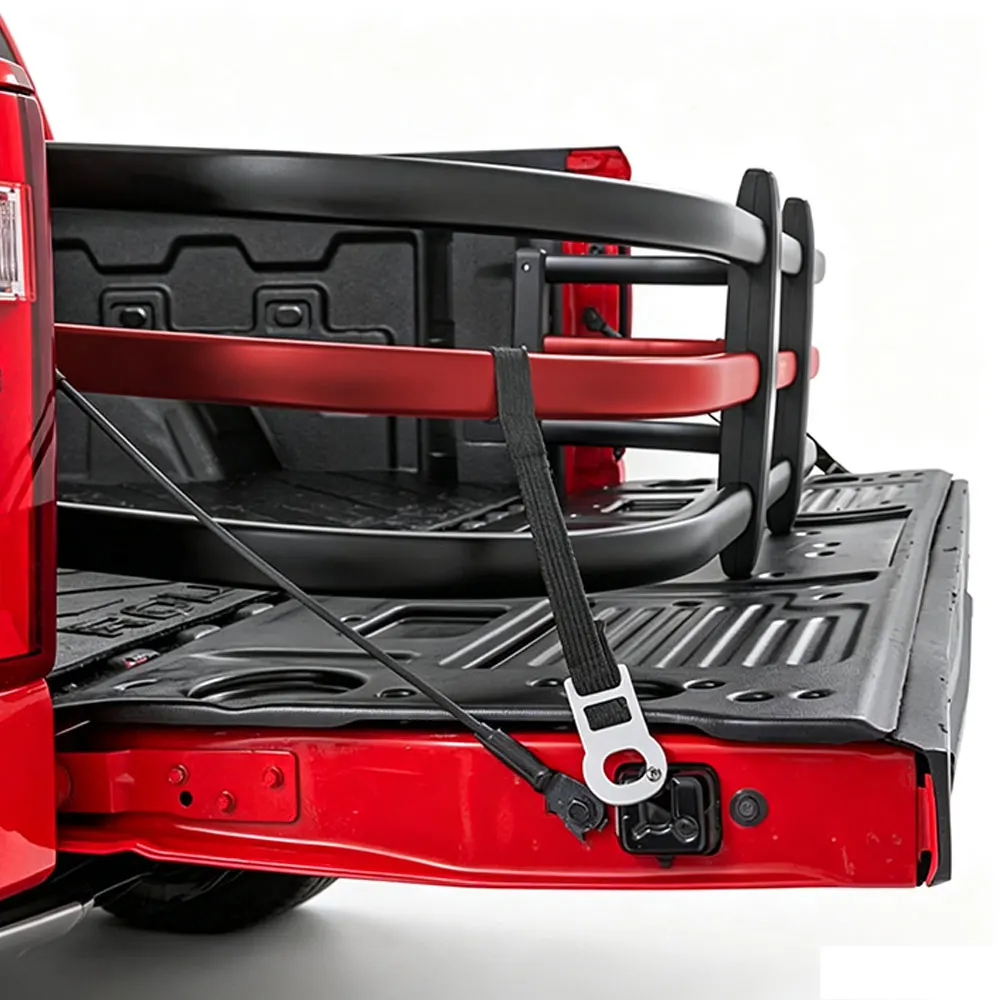 Adjustable Aluminum Truck Bed Extender Fits For 2019-2026 Sierra 1500 Flip-Out Design,Flip-in/Flip-Out Bed Extender