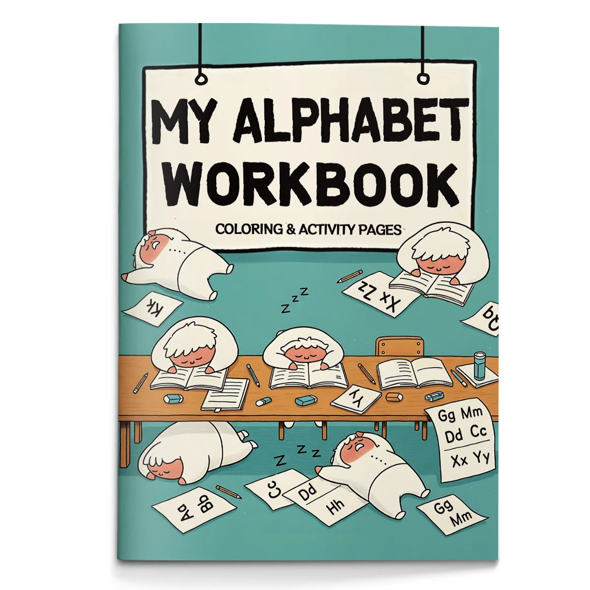 Letter Tracking and Coloring Workbook - Creative A-to-Z Learning Book for Improving Writing, Letter Recognition, and Vocabulary