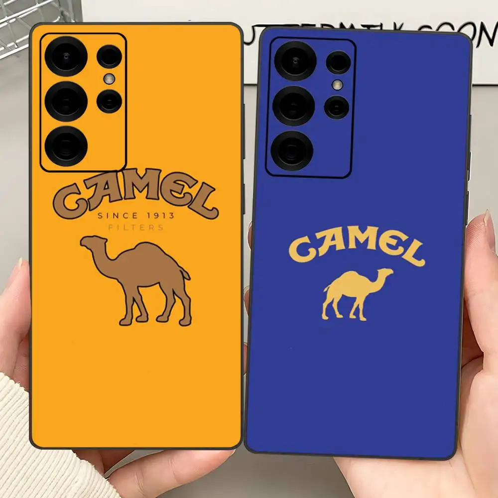 Vintage Camel Cigarettes Phone Case For Samsung S 24 fe 25 Ultra plus 20 lite 21 30 22 23 24 22 Ultra 5G Fundas view 5