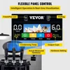 VEVOR 상업용 소프트 아이스크림 머신, 2200W 사전 냉각, 3 가지 맛 스낵 샵, 카페 2 + 1 맛 수직 소프트 아이스크림 머신 5