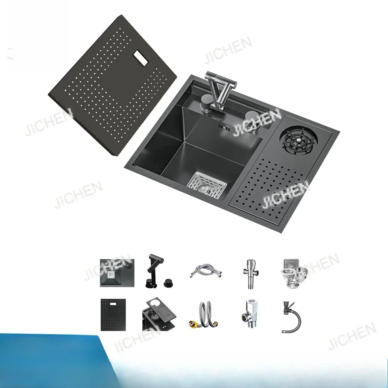 

Раковина для мытья чашек Nano 304, раковина для овощей из нержавеющей стали, кухонная раковина ручной работы, маленькая раковина с одним слотом, раковина, медленно сопускается