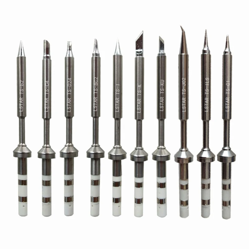 1pc TS101/TS100/T85 Soldering Iron Tip TS Series Multi-Models Soldering Head Tip Replacement KU B2 C1 BD2 C4 ILS D24 JL02