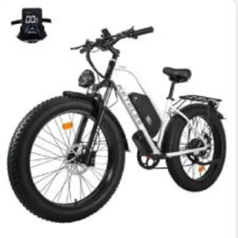 

2023 Original MEIGI Maklta Electric Bike with 750W Rear Hub Motor Big Power 45 km/h Fat Tyre MTB High-Speed Rear Seat