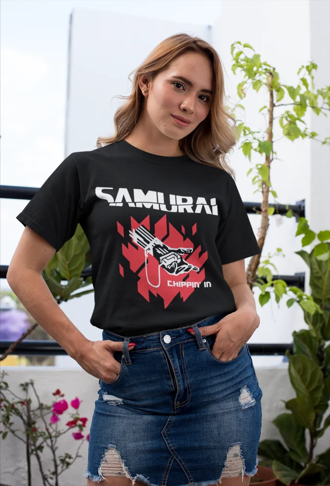 Unisex Chippin In Samurai Never Fade Away Graphic T-Shirt