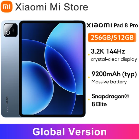 Планшет Xiaomi Pad 8 Pro, 11", 8/256ГБ, 12/512ГБ, Wi-Fi, Android