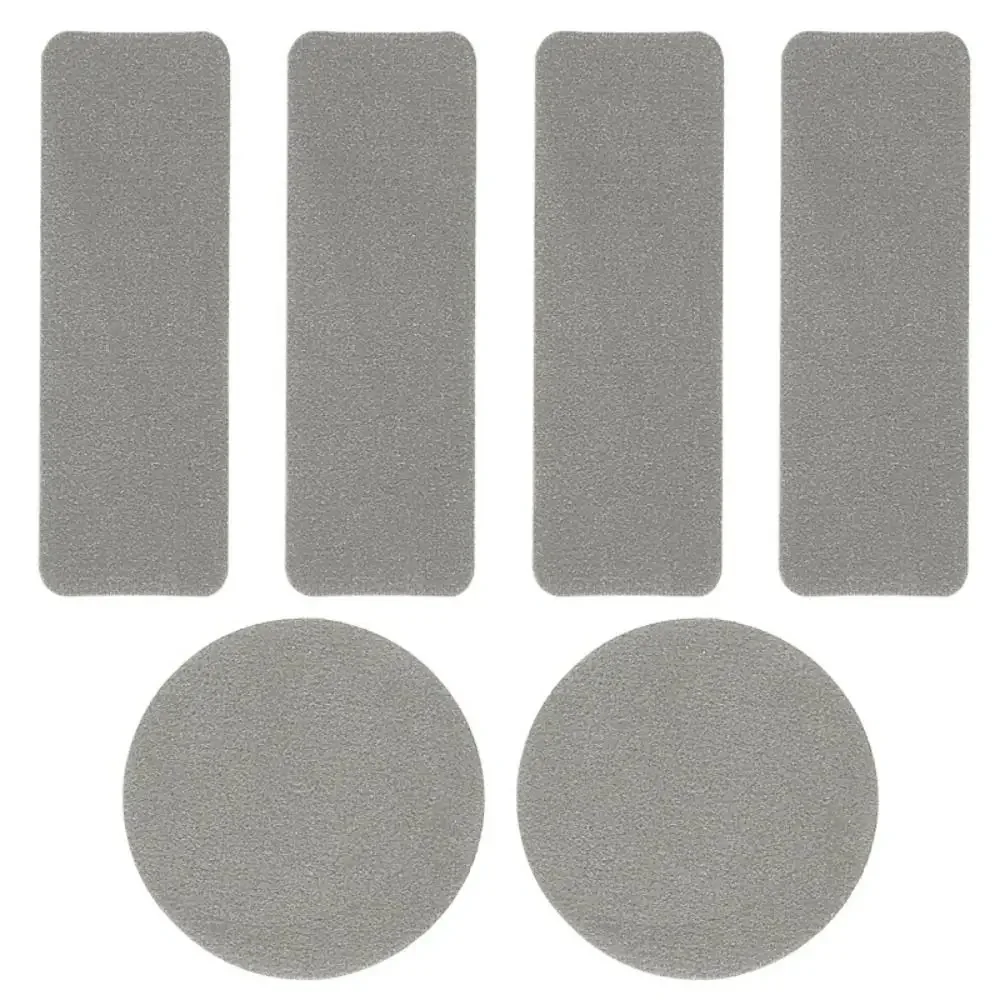 6 Stück selbstklebende Schuhreparatur-Patches, universelle, strapazierfähige Fersenloch-Pads aus Mikrofaser-Leder, Reparatur-Pads für Sneaker – Detail 9