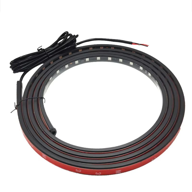 24V LED Truck Decorative Light Strip Waterproof Night Driving Safety Warning Flashing Ambient Lighting Colorful Atmosphere Lamp