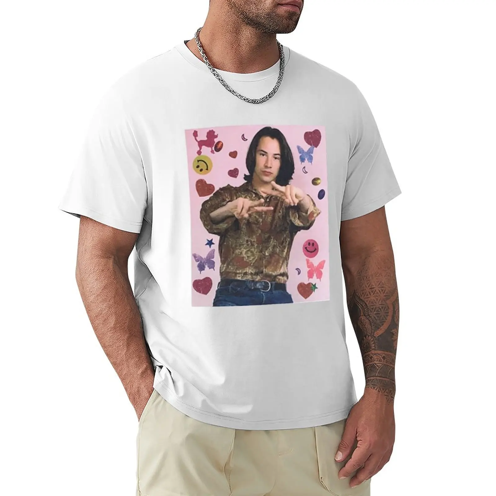 

Keanu Reeves ICONIC 90s Teen Mag T-Shirt plain t-shirt boys animal print shirt cute tops fruit of the loom mens t shirts