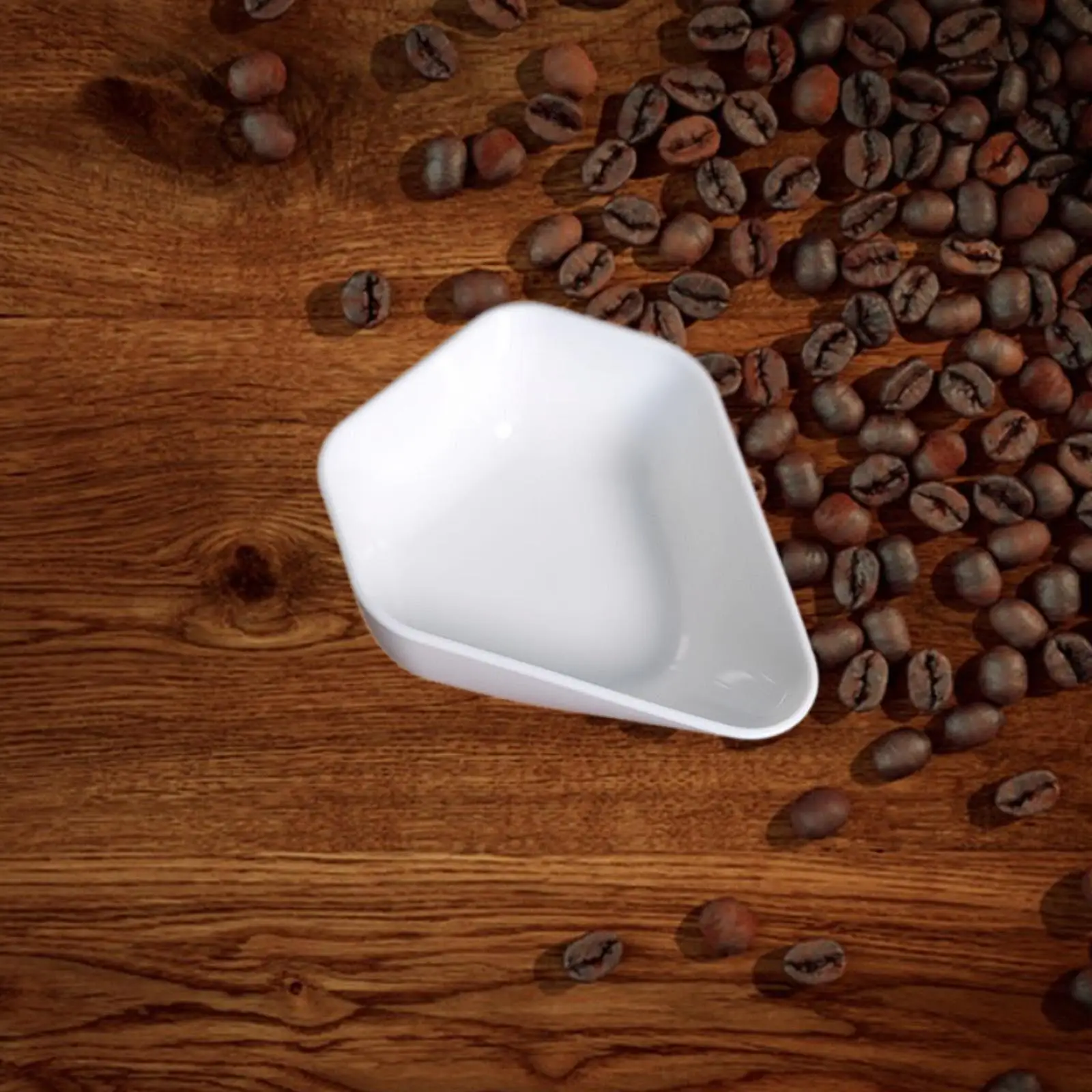 

Beans Dosing Feeder Lightweight V-shape Outlet Versatile Dose Trays Measuring Cup for Hotel Office Buffet Household Barista