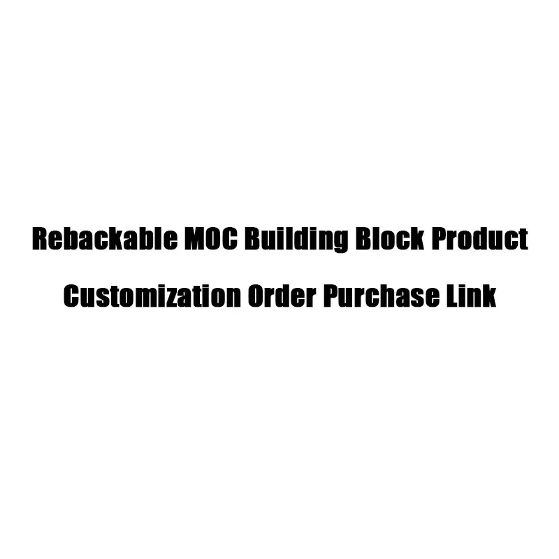 Link de compra do pedido de personalização do produto do bloco de construção MOC 936