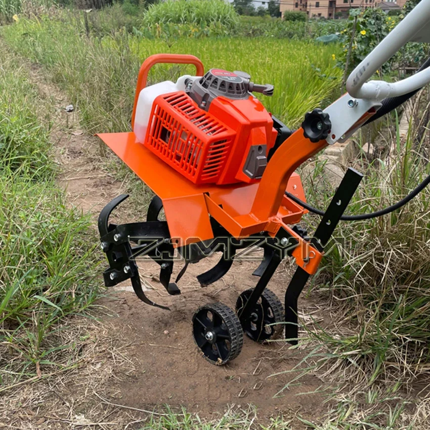 Imagem -02 - Gasolina Agrícola Pequena e Gasolina Micro Tiller Ferramentas de Jardinagem Doméstica Máquina 8800w 1100ml