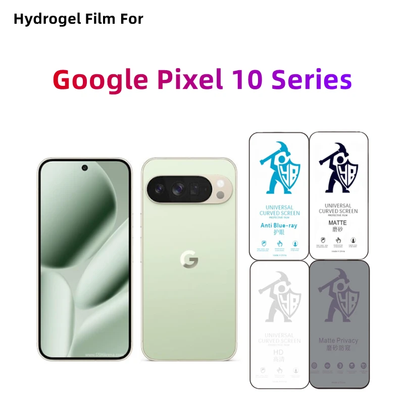 Película de hidrogel mate para Google Pixel 10 Pro XL HD, Protector de pantalla para Google Pixel 10/10pro 10A, película antiespía para el cuidado de los ojos, 2 uds.