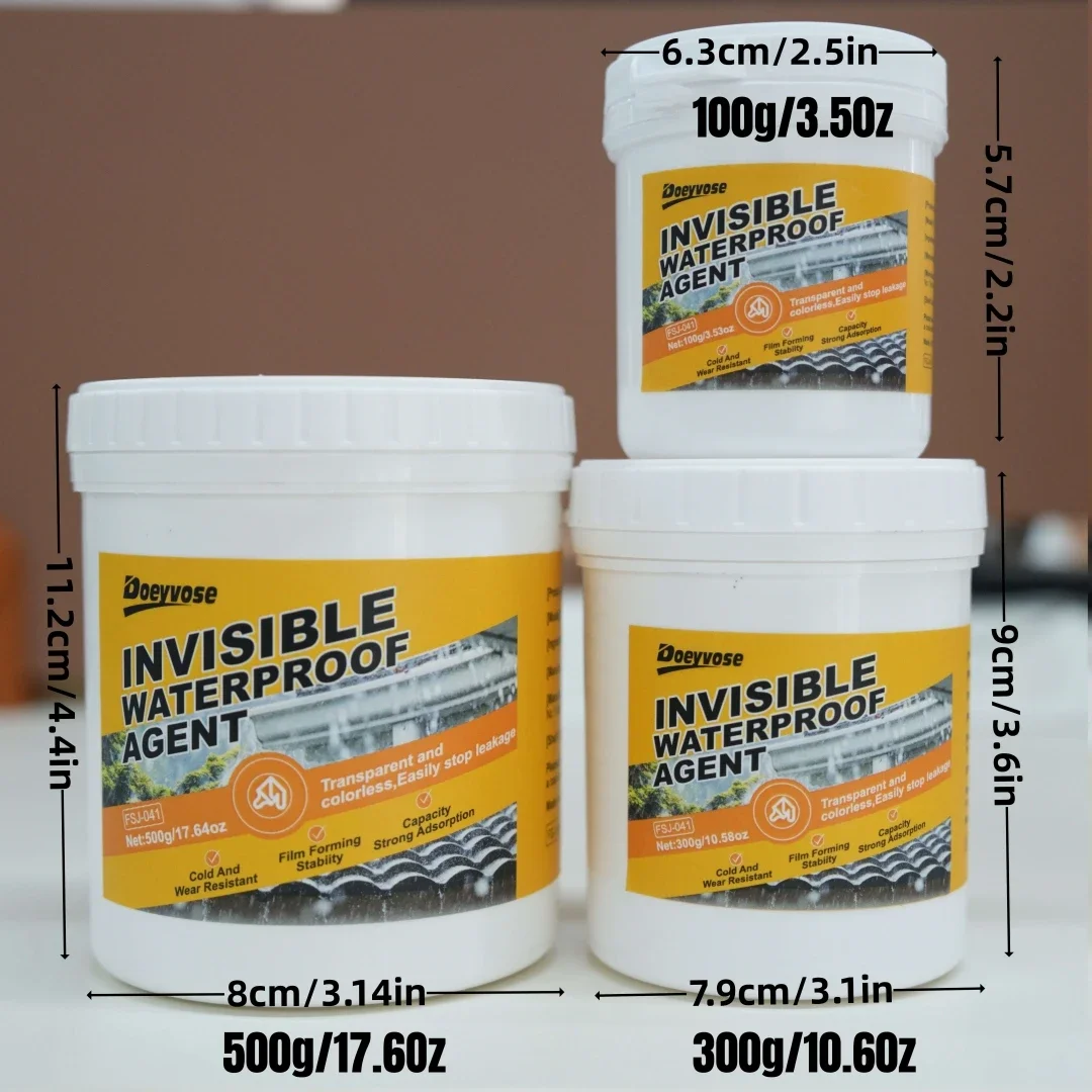 500g/300g/100g Super Multi-purpose Waterproof Sealant Invisible  Glue For Bathroom Roof RV