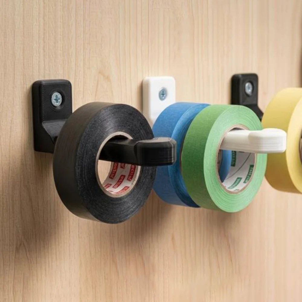 4Pcs Wall-Mounted Tape Hooks, Cable and Hose Storage Rack, Hanging Multi-Purpose Hooks, Suitable for Various Places, Including Tape, Garden Hoses, Renovation Cables, Garage Tool Organization S004232