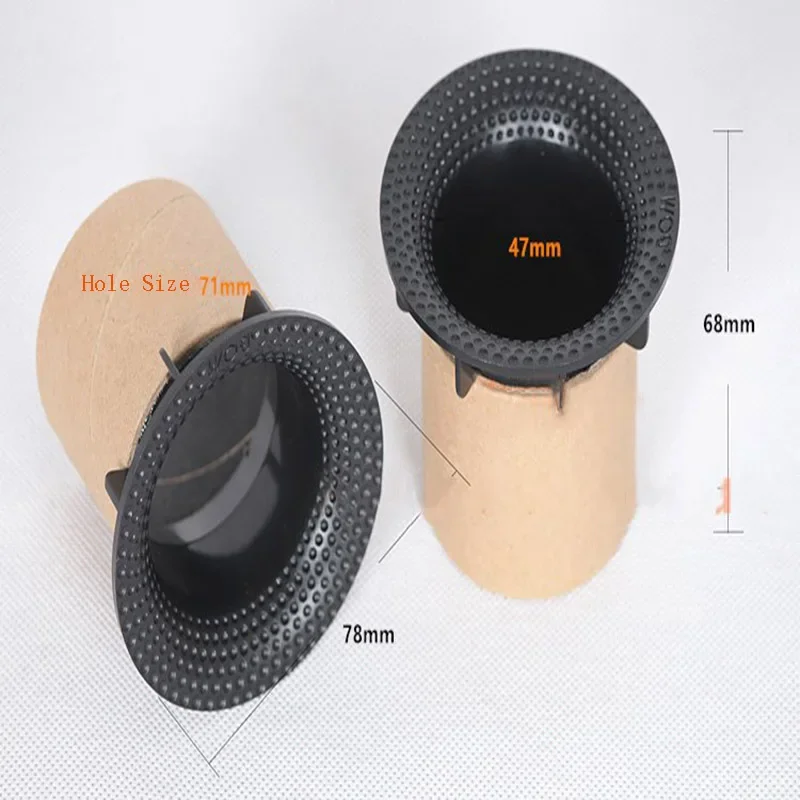 2pcs/lot Hole 71*68mm ABS material paper tube speaker guide tube HiFi audio accessories exhaust hole empty box body tube