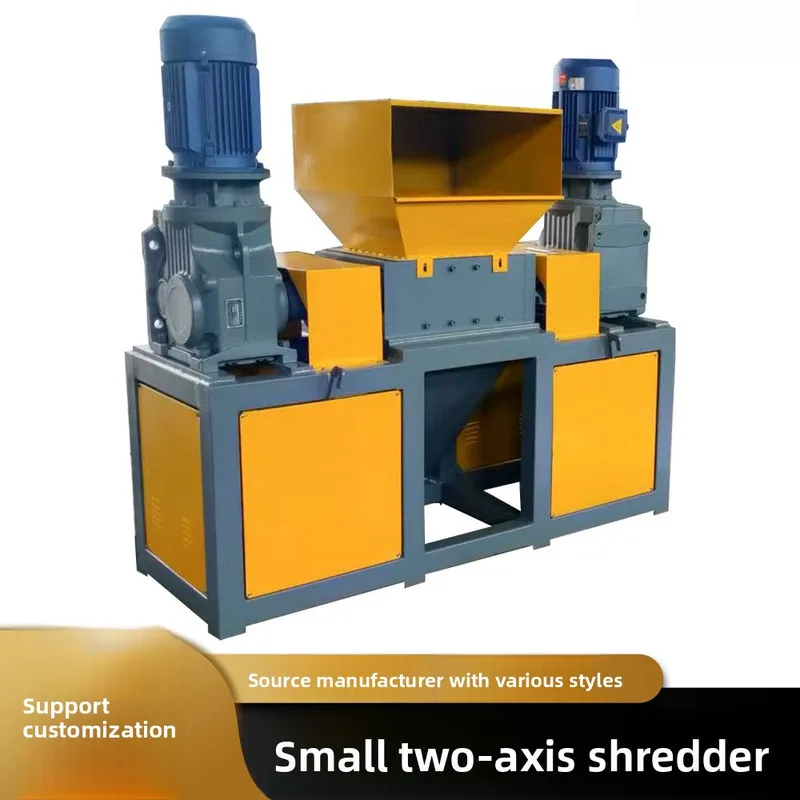 

Multifunctional Small Dual-Axis Shredder For Shredding Scrap Metal, Household Waste, And Wood Crushing Equipment Direct