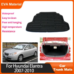 Trunk Mats For Hyundai Elantra 2007 2008 2009 2010 HD Car Accessories Waterproof Protective Floor Carpet EVA Car Rear Trunk mats