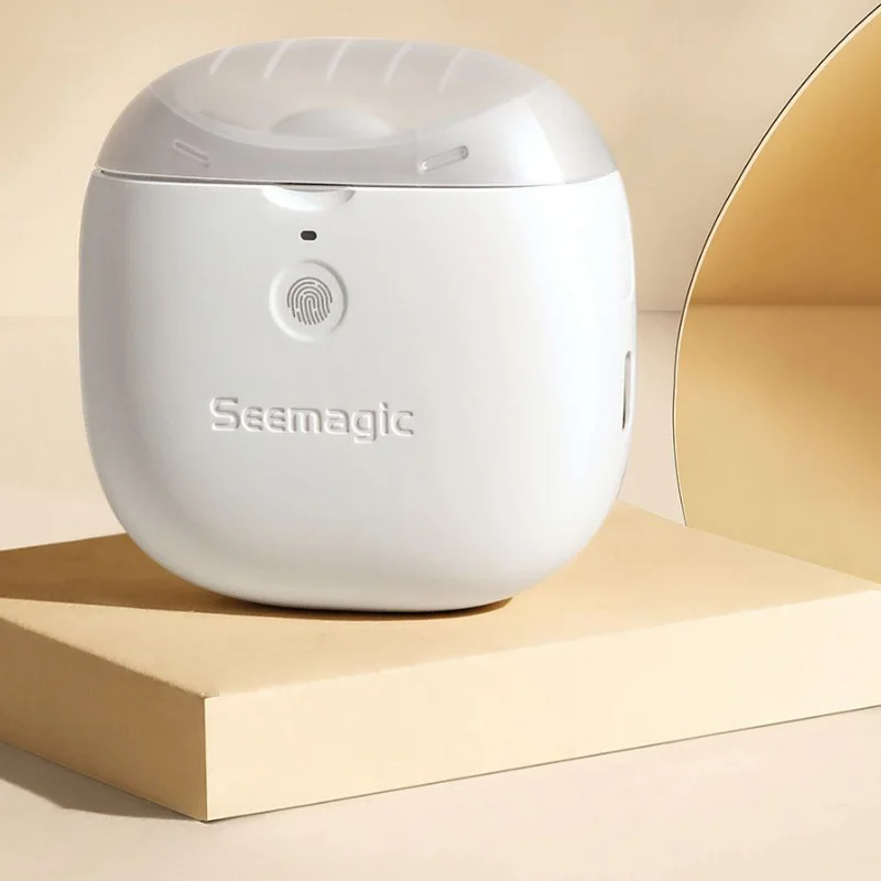 

Электрическая автоматическая машинка для стрижки ногтей Seemagic с подсветкой, триммер для маникюра для детей и взрослых, с защитой от разбрызгивания