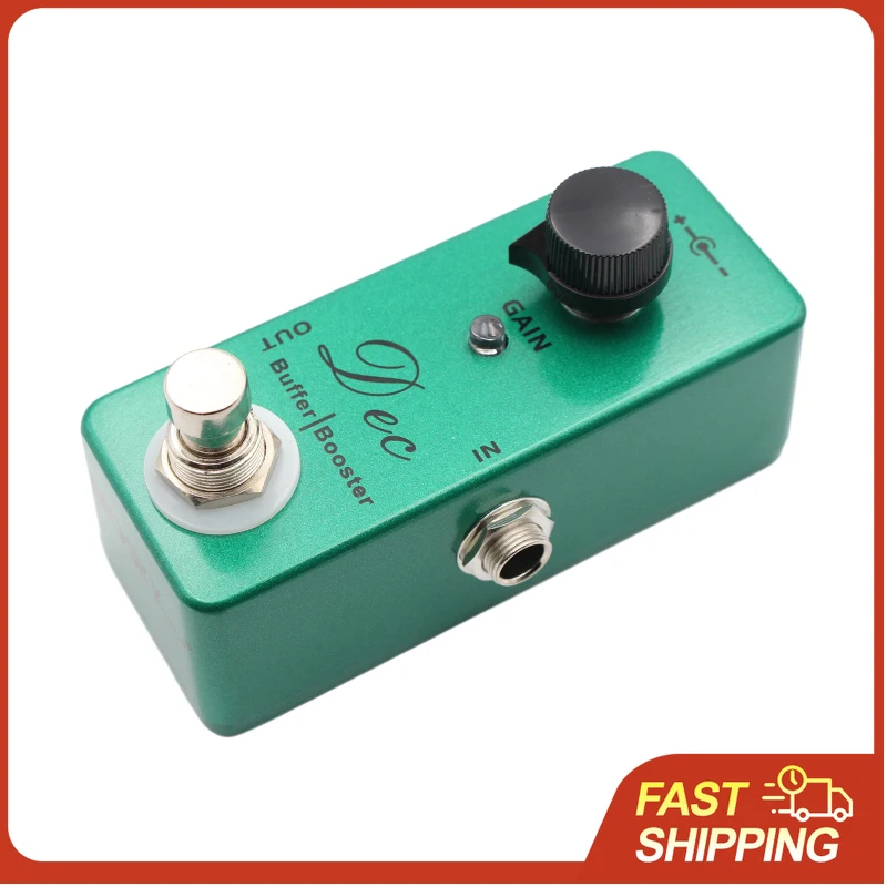 MOSKYAudio Dec Clean Boost Guitar Effect Pedal True Bypass Single Knob Buffer Enhancer for Signal Integrity Amplifier