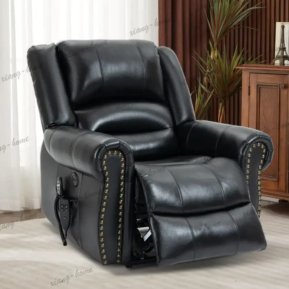 lsMotor Power Lift Chair, Lay Flat Recliner Chair, Electric Recliner with Massage and Heat for Elderly, Remote Control, Infinite