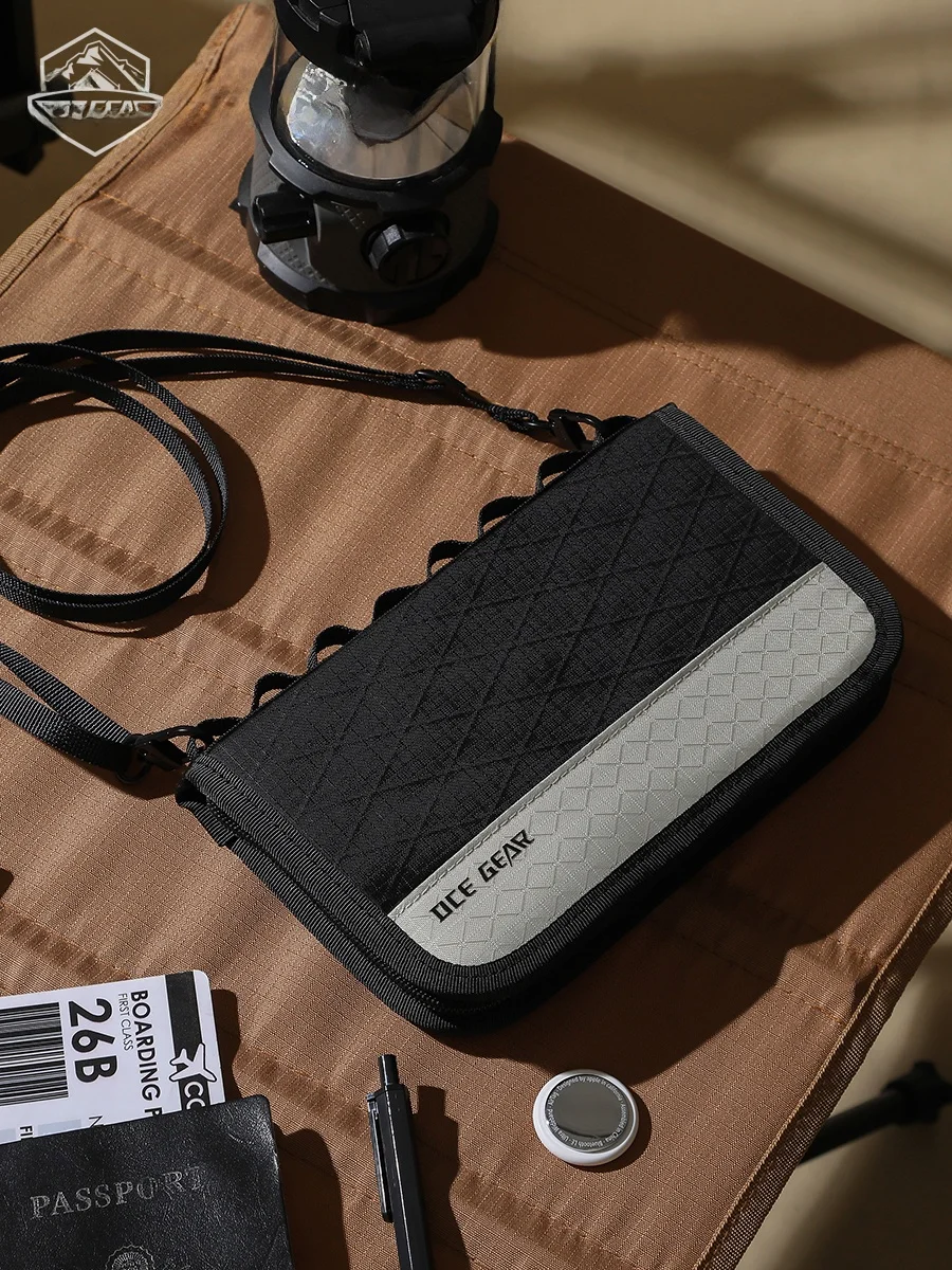 ocegear-porte-passeport-antivol-rfid-bandouliere-sac-de-voyage-pour-documents-portefeuille-argente-avec-airtag-style-fonctionnel-exterieur