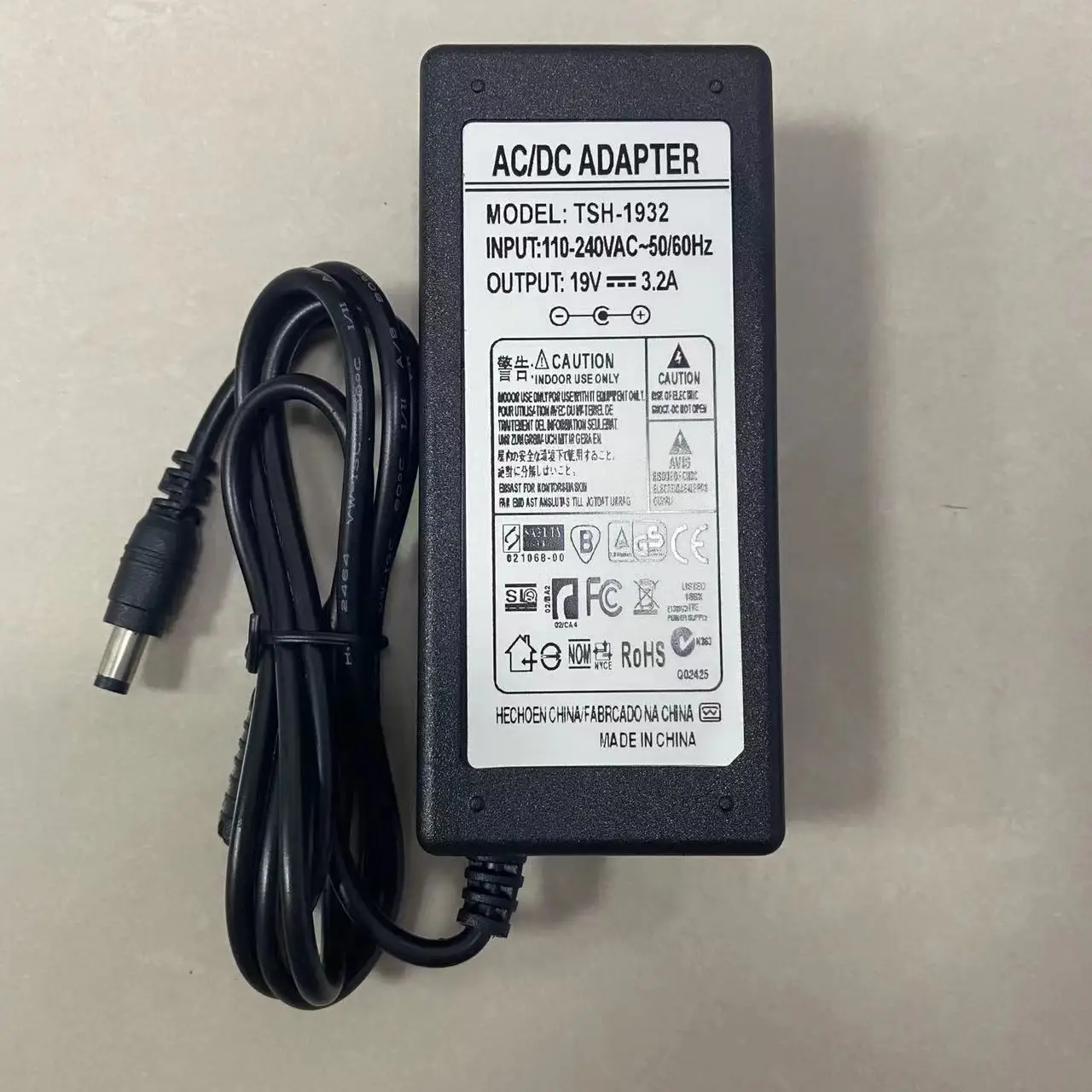 Imagem -04 - Adaptador de Energia 12s 21s 22s ac dc do Splicer da Fusão da Fibra Ótica Carregador 19v 3.2a Feito na China Fsm12s Fsm21s Fsm-22s