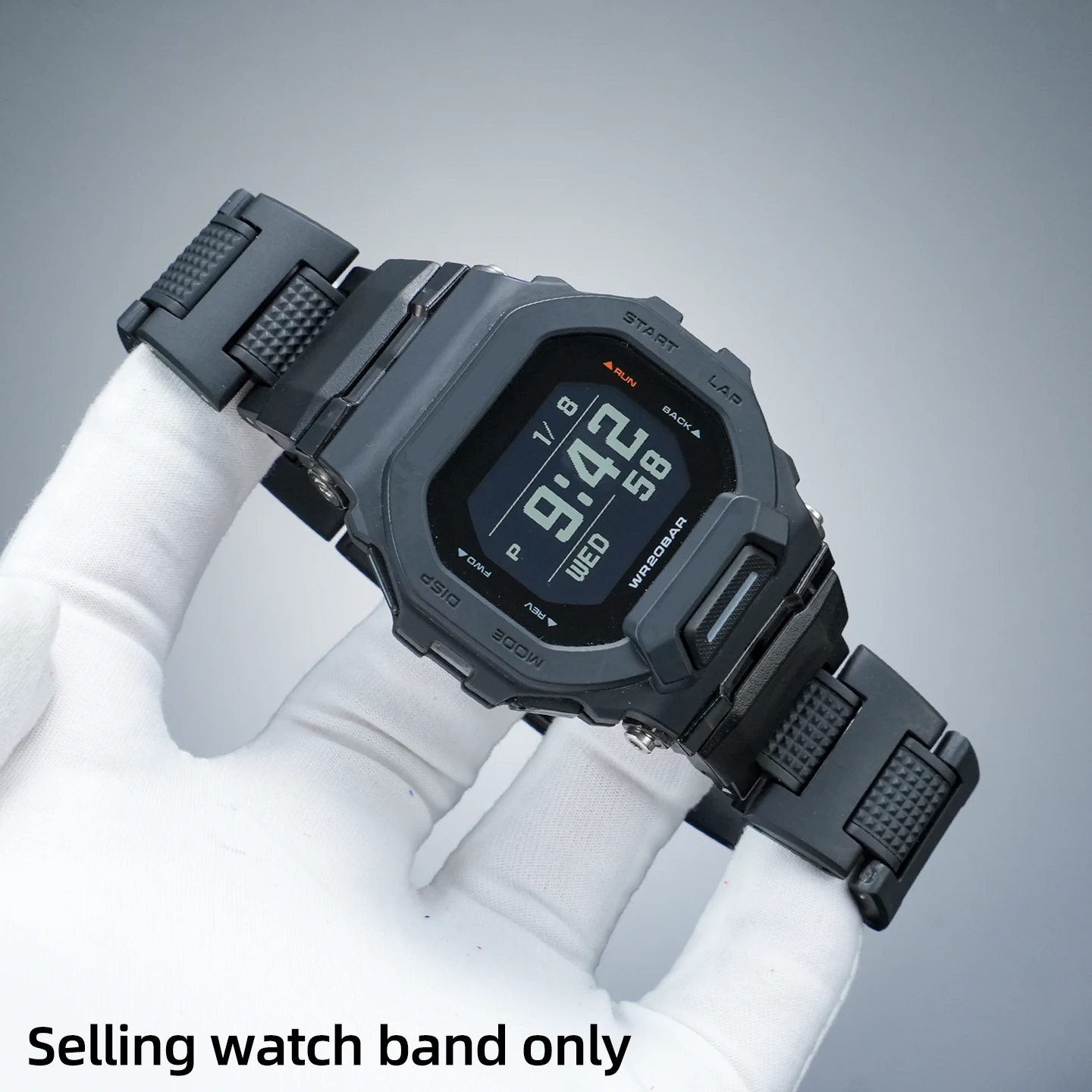 

Суперлегкий гибридный пластиковый стальной ремешок для часов Casio 3506 GBD-200 GBD-200SM, мужские прочные спортивные сменные аксессуары для часов
