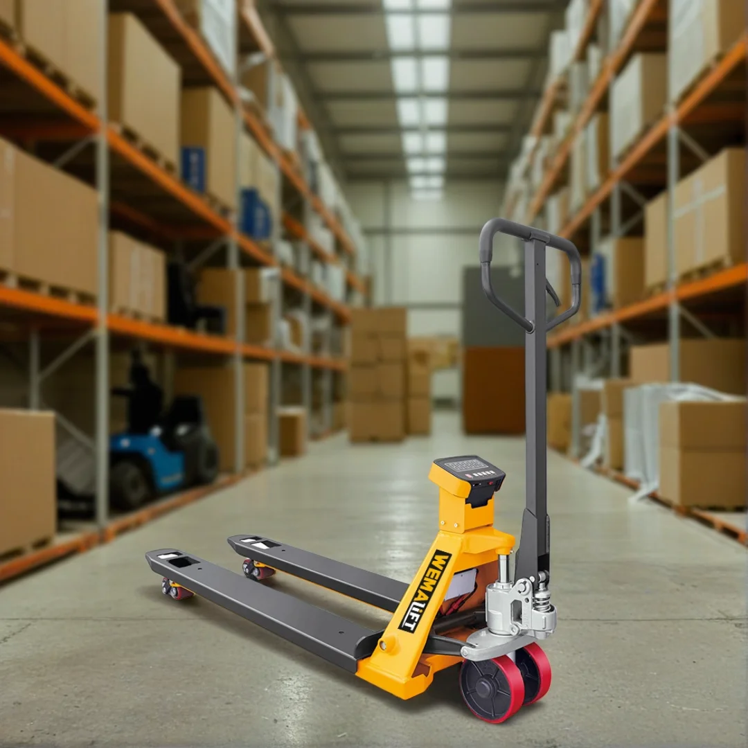 

Professional Lift Manufacturer Hand Pallet Truck Weight Scale Best Pallet Jack With Scale Hand Pallet Truck With Weighing Scale
