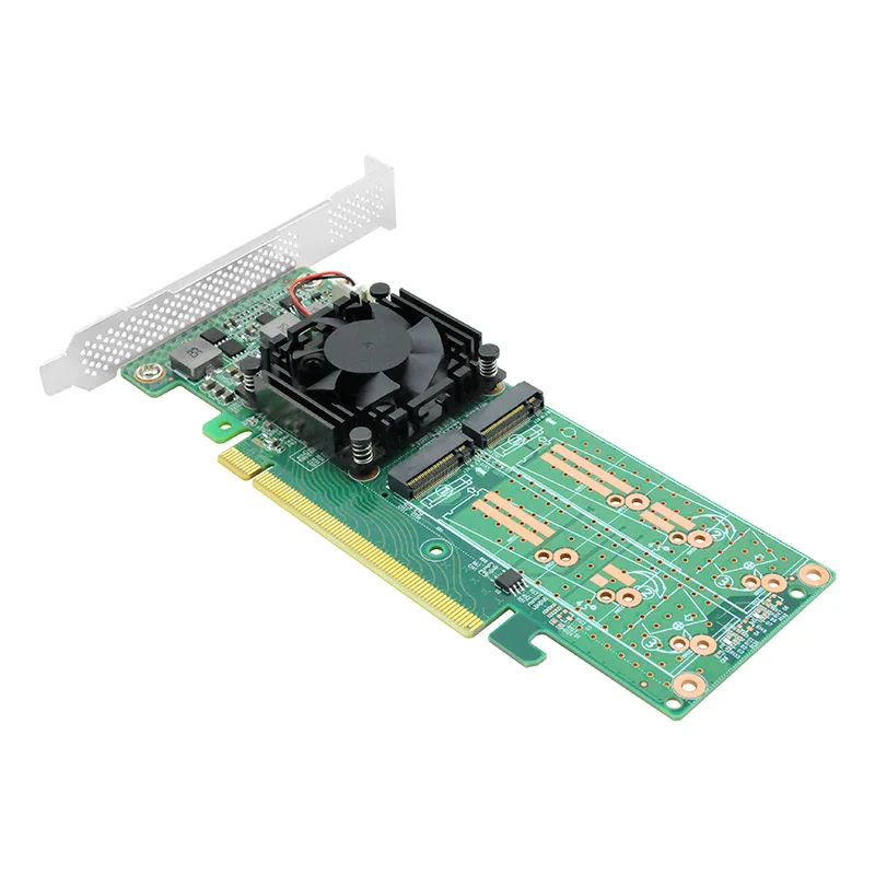 M2 NVMe expansion adapter card, transfer 4 ports